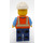 LEGO Bau Foreman - Männlich (Weiß Bau Helm) Minifigur