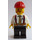 LEGO Construction Foreman with Tie and Suspenders Minifigure