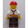 LEGO Construction Foreman with Tie and Suspenders Minifigure