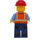 LEGO Construction Worker - Female (Crane Operator) Minifigure