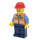 LEGO Construction Worker - Male (Red Construction Helmet, Large Grin) Minifigure