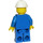 LEGO Konstruktion Worker mit 2 Pockets und Weiß Konstruktion Helm Minifigur