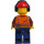 LEGO Obrero con Casco y Auriculares Minifigura