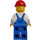 LEGO Bouw Worker met Moustache minifiguur