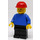 LEGO Construction Worker with Red Helmet and Grin Minifigure