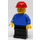 LEGO Konstruktion Worker mit rot Helm Minifigur