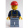 LEGO Konstruktion Worker mit Safety Straps, sweated Minifigur