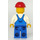 LEGO Construction Worker with Scar Minifigure