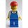 LEGO Construction Worker with Scar Minifigure