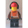 LEGO Stavební dělník s Sluneční brýle a Earmuffs Minifigurka