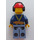 LEGO Bygningsarbejder med Sweaty Ansigt og Earmuffs Minifigur