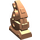 LEGO Kupfer Minifig Mechanisch Bein (53984 / 58341)