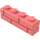 LEGO Coral Brick 1 x 4 with Embossed Bricks (15533)