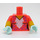 LEGO Coral Kitty Pop Minifigura Torso (973 / 16360)