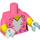 LEGO Coral Kitty Pop Minifig Torso (973 / 16360)