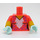 LEGO Coral Kitty Pop Minifig Torso (973 / 16360)