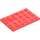 LEGO Coral Plate 4 x 6 (3032)