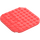 LEGO Coral Plate 8 x 8 Round with Rounded Corners (65140)