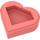 LEGO Coral Tile 1 x 1 Heart (5529 / 39739)