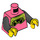 LEGO Koralle Torso mit T-Shirt mit Schwarz Sleeves und Game Controller (973 / 76382)