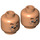 LEGO Cowardly Lion Minifigure Kopf (Einbau-Vollbolzen) (3626 / 49545)