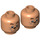 LEGO Cowardly Lion Minifigure Head (Recessed Solid Stud) (3626 / 49545)