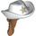 LEGO Cowboy Hat with Star and Hair in Braid (10652)