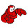 LEGO Krabbe mit Groß Weiß Augen (19642 / 36960)