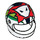 LEGO Crash Helm met Team Extreme logo (2446 / 90470)