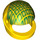 LEGO Crash Helm mit Gelb und Green (2446 / 58828)