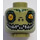 LEGO Crawley Head (Recessed Solid Stud) (3626 / 12877)
