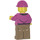 LEGO Verbrecher mit Dark Rosa Minifigur