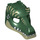 LEGO Crocodile Mask with Olive Green Lower Jaw and Red Scar (12551 / 12836)