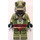 LEGO Krokodil Tribe Warrior met Tan Lower Jaw minifiguur