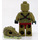 LEGO Krokodil Tribe Warrior met Yellowish Groen Lager Kaak Minifiguur