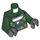 LEGO Crook in Dark Green Outfit Minifig Torso (973 / 76382)