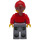 LEGO Crook with Prison Shirt under Red Jacket and Red Lipstick Minifigure