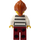 LEGO Crook with Prison Uniform Minifigure