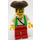 LEGO Kors Bone Clipper Buccaneer med Grön Väst Minifigur