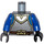 LEGO Crown Soldier with Neck Protector, Chain Mail Armor, Blue Arms Torso (973 / 76382)