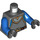 LEGO Crown Soldier with Neck Protector, Chain Mail Armor, Blue Arms Torso (973 / 76382)