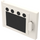 LEGO Schrank 2 x 3 x 2 Tür mit Schwarz Platz und 4 Schwarz Circles (Oven) Aufkleber (4533)