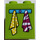 LEGO Kast 2 x 3 x 2 met Kitchen tea towels Sticker met verzonken noppen (92410)