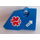 LEGO Curved Panel 2 Right with EMT Star of Life and White Arrow Sticker (87086)