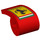 LEGO Curved Panel 2 x 1 x 1 with Ferrari Logo (78697 / 89679)