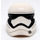 LEGO Curved Stormtrooper Helmet with First Order Markings with Pointed Mouth with Pointed Mouth (37403)