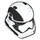 LEGO Gebogen Stormtrooper Helm mit Specialist Trooper Schwarz Streifen (36316)