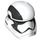 LEGO Gebogen Stormtrooper Helm met Specialist Trooper Zwart Streep (36316)