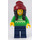 LEGO Customer im Leuchtendes Grün Pullover Minifigur