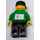 LEGO Cyclist Telekom racing team with sticker on front and back Minifigure